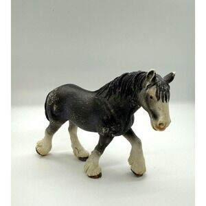 Schleich CLYDESDALE MARE Grey Draft Horse Animal Figure 2004 Retired